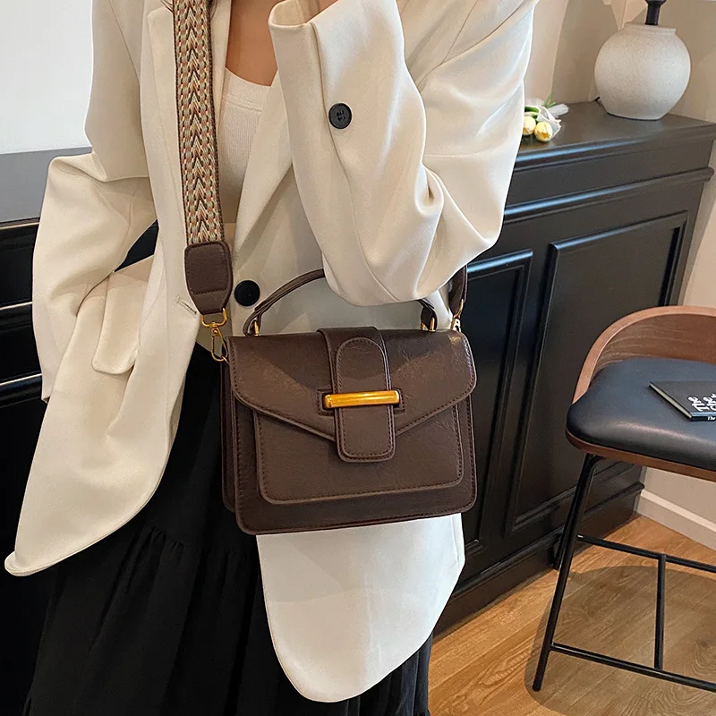 

Minimalist Square Bag - Stylish Crossbody & Shoulder Purse for Women, Large Capacity Korean Tote, Elegant Solid Color Handbag