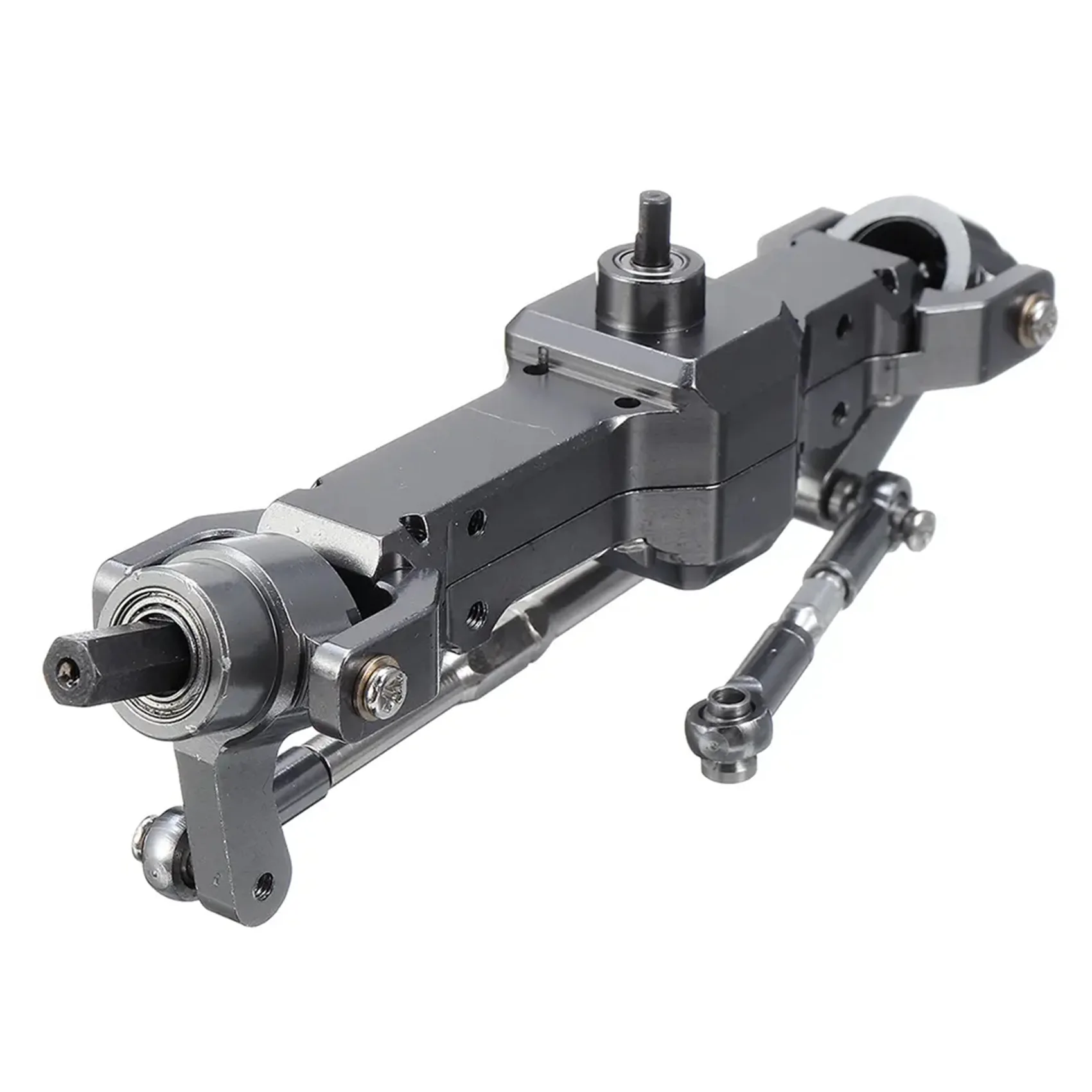

BEDW-Pull Rod Tie Rod Pull Rod Base Shock Absorber For WPL B14 B24 C14 C24 C34 1/16 & Metal Front & Rear Bridge Axle Gear Box