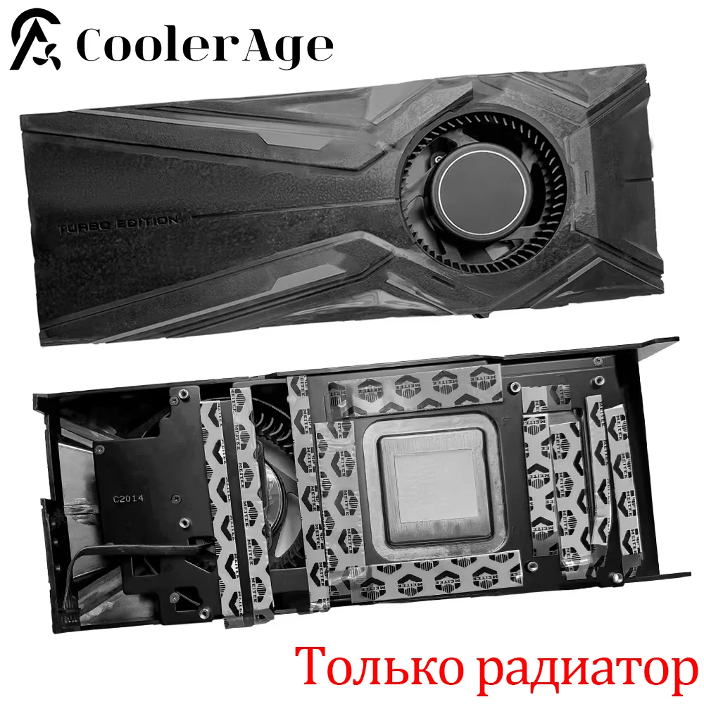 

For Gigabyte RTX 2080 2080Ti GTX 1080 1080 Ti Turbo Replacement Graphics Card Fan / Heatsink