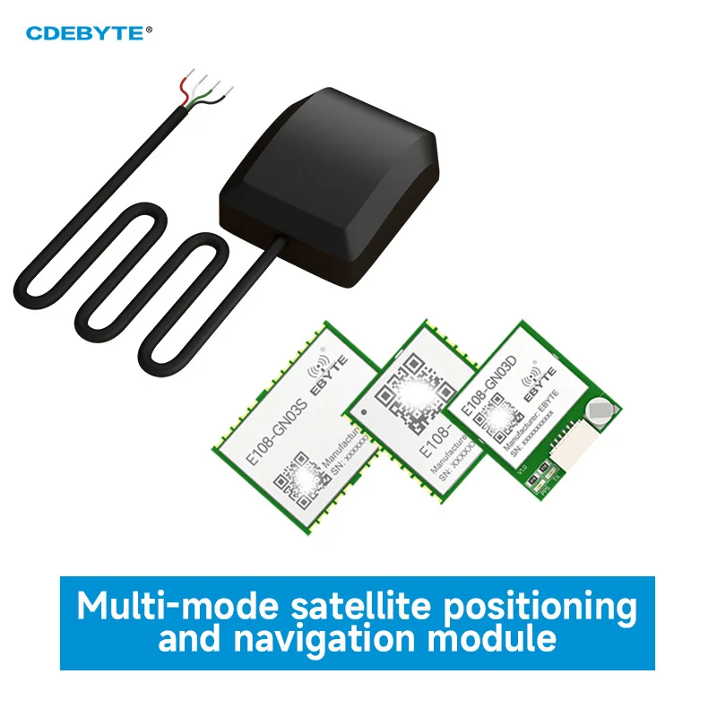 

BDS GPS ГЛОНАСС Многорежимный навигационный модуль спутникового положения CDEBYTE E108-GN03 Серия Низкое энергопотребление UART Штамповое отверстие