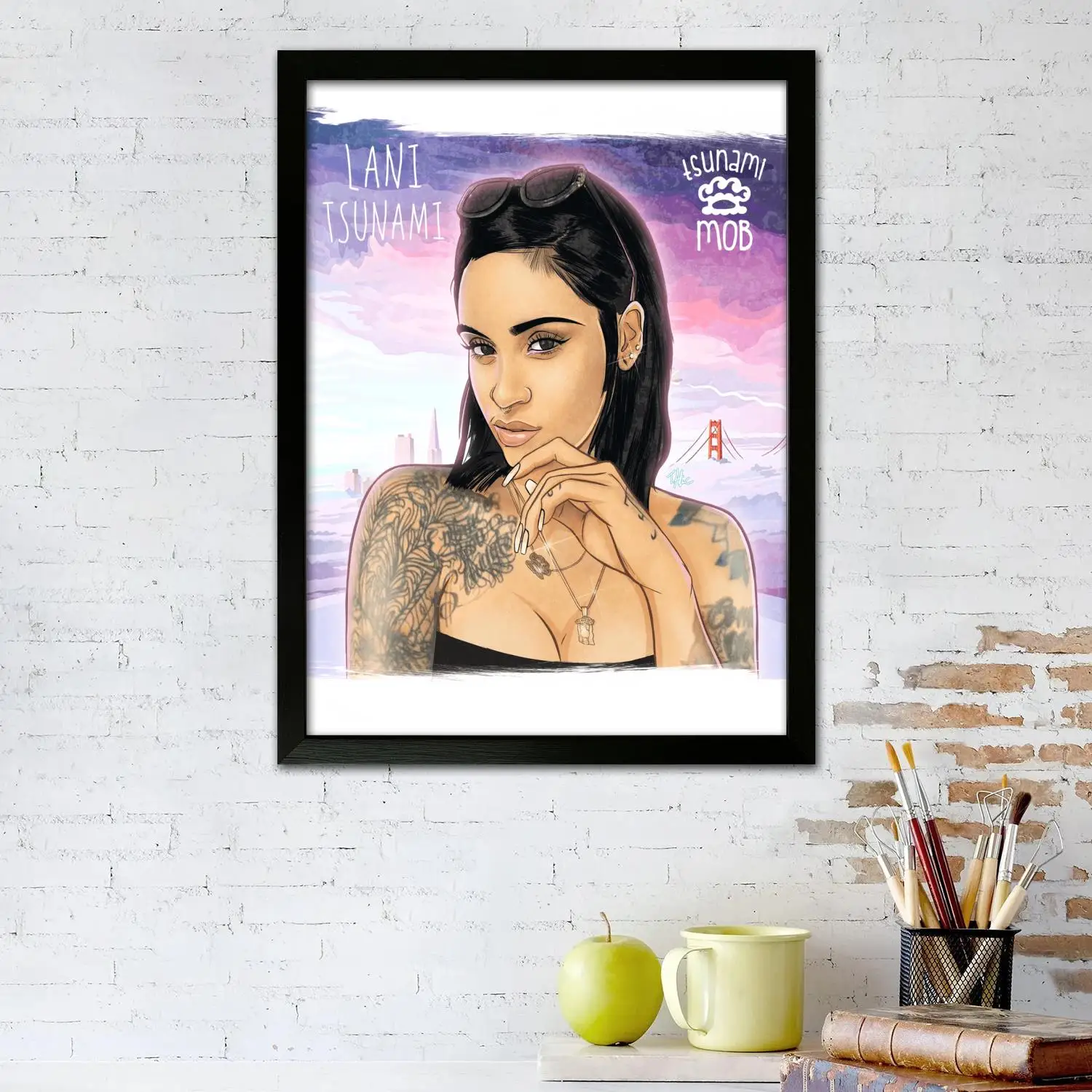 kehlani Canvas Art Poster and Wall Art, Picture Print, Modern Family Bedroom Decor,Decorative painting