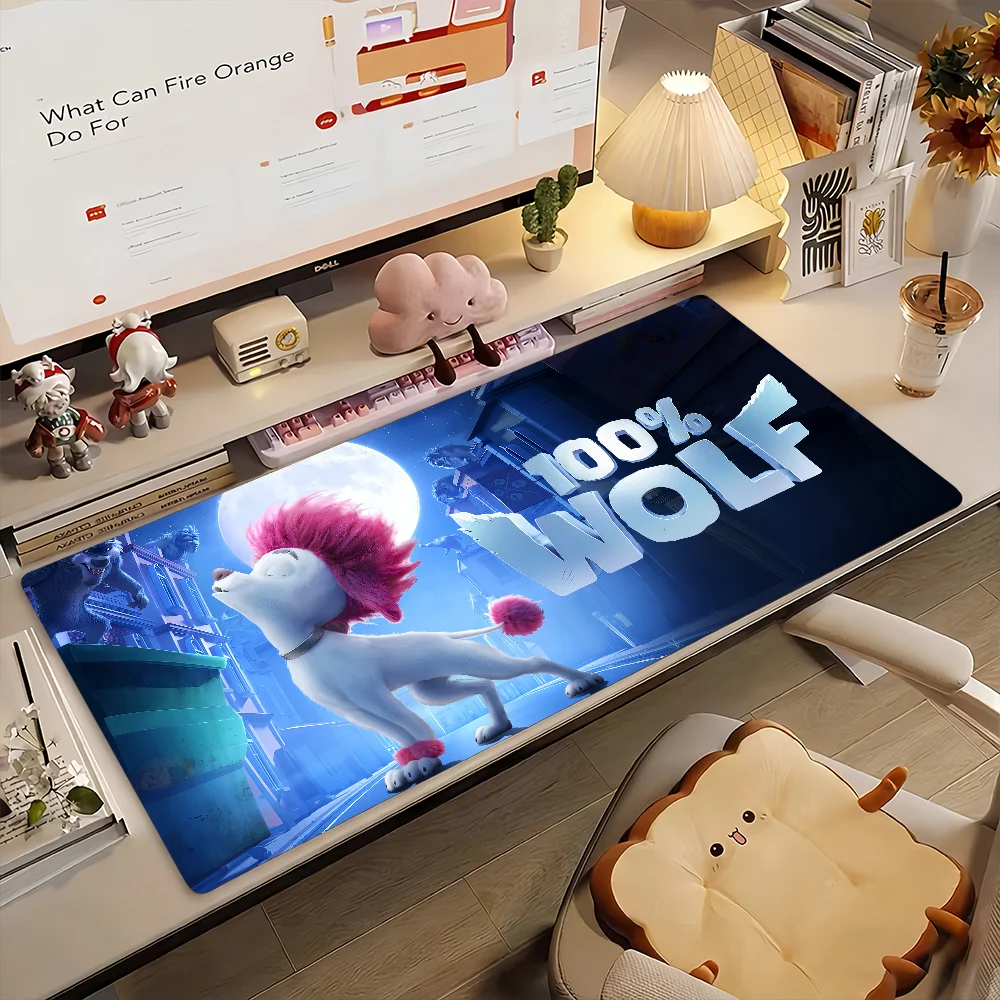 Movie 200% Wolf Mouse Pad Computer Laptop Rubber Non-slip Mouse Mat Mousepad Gamers Decoracion Desk Mat