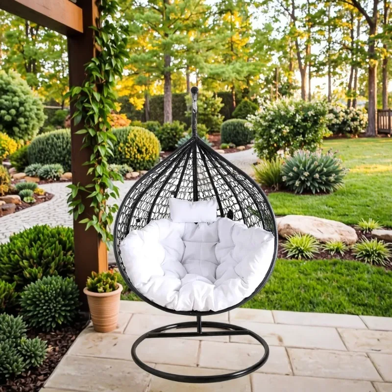 2026 2026 Custom Folding  Chair Iron Garden Hammock For Outdoor Terrace Living Room And Courtyard Swing Latest For Patio Swin