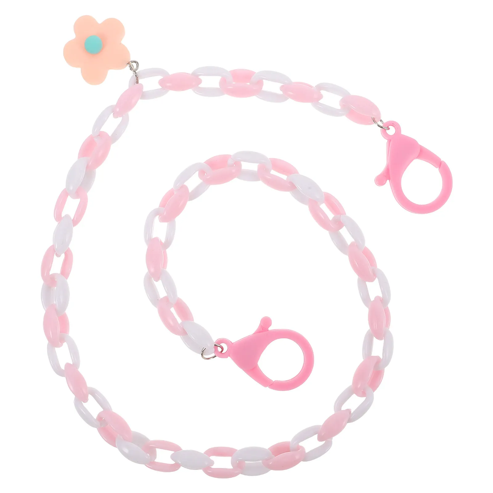 Colorful Floral Kids Mask Chain Anti Loss Eyeglass Strap Lanyard Comfortable Girls Glasses Holder School Travel Accessories