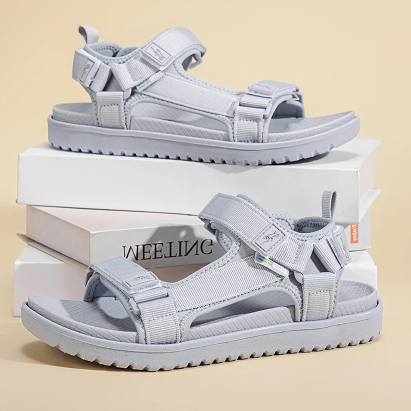 

Мужские сандалии для летнего отдыха на пляже, легкие уличные кроссовки, мужские сандалии для ходьбы по воде с открытым носком