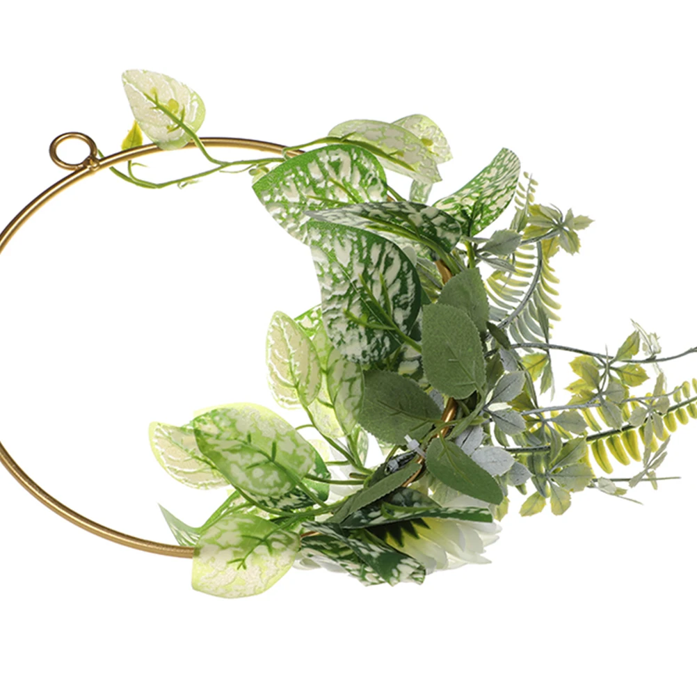 

H held Bridal Bouquet Round Wreath Delicate Vintage Wedding Decoration Artificial Flowers Elegant Photos