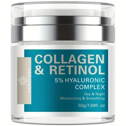 Retinol Cream for Face with Hyaluronic Acid Collagen Face Moisturizer for Women and Men