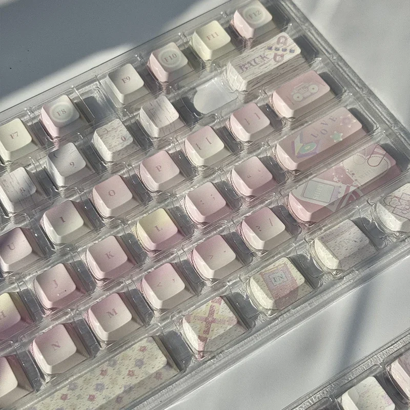 Keycaps Arsip Gadis Keycaps Asli Keycaps Merah Muda