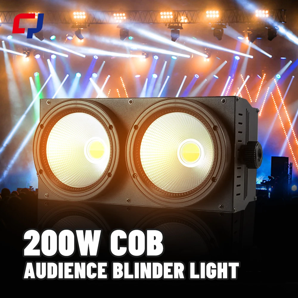 

2in1 Cold White/Warm White COB Light 2 Eyes Audience Par Light DMX512 Remote Control Stage Lighting For DJ Disco Bar Party Show