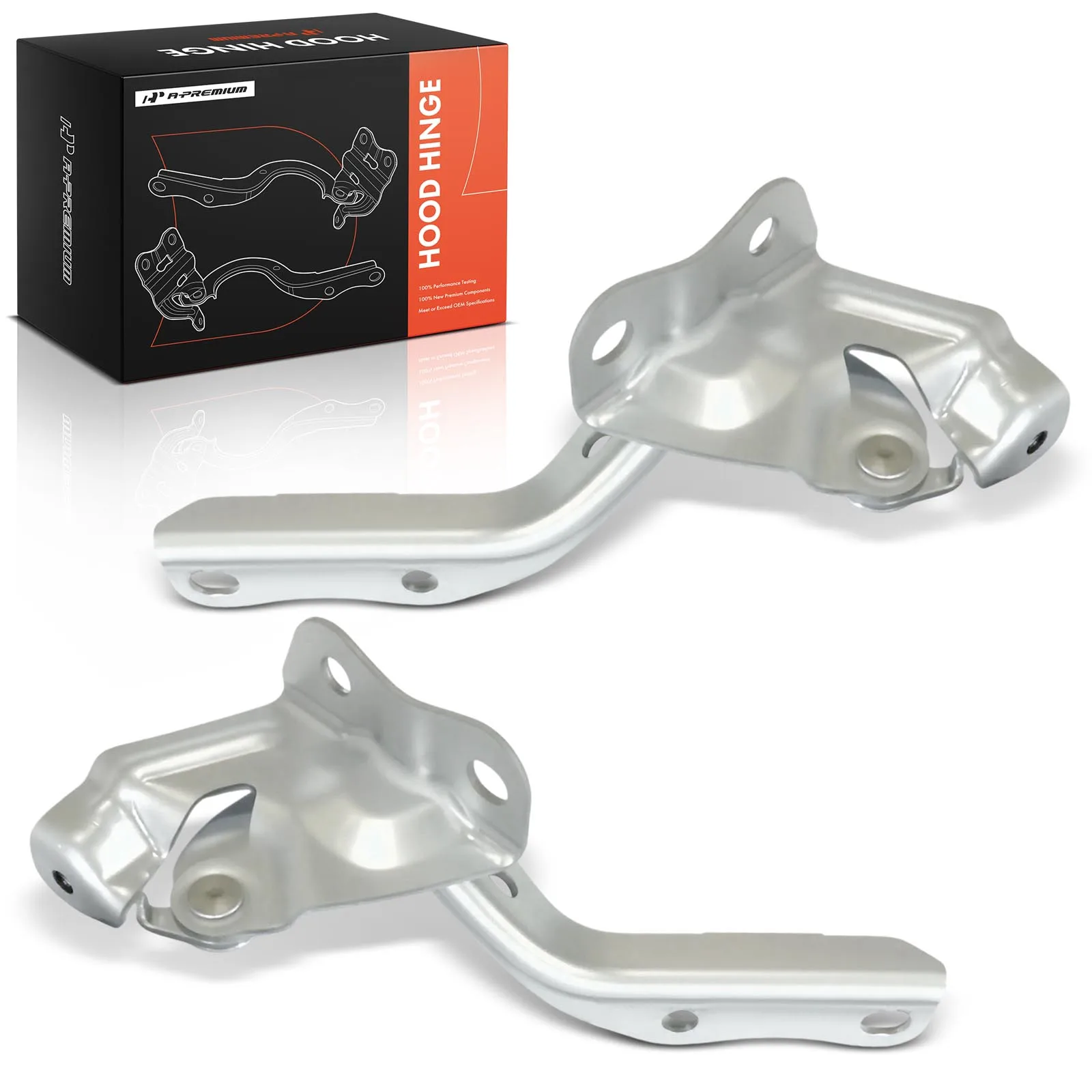 A-Premium Pair Front Driver & Passenger Side Hood Hinge for Lexus HS250H 2010-2012