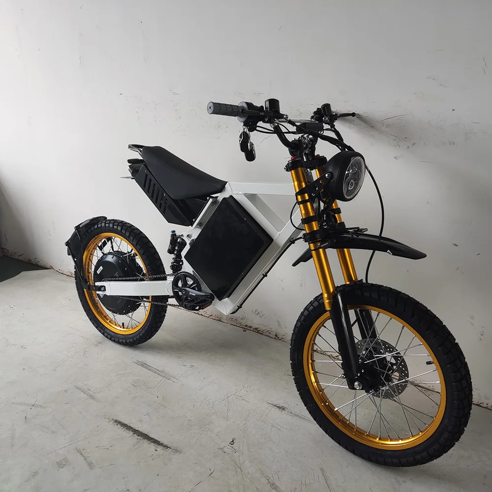 Top Selling Fast Speed 3kw-15kw Mountain EBike 72v 40ah Lithium Battery Powered Enduro Electric Bicycle With Rear Hub Motor