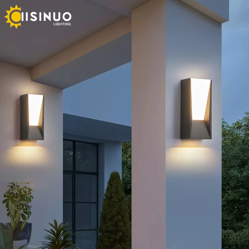 

Waterproof Outdoor PIR Sensor Wall Light Durable Aluminum Housing Lamp Garden Courtyard Lighting for Porch Pathway Balcony Decor