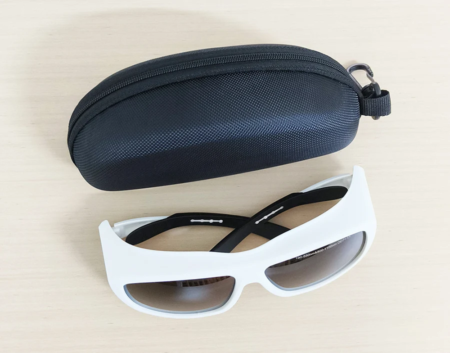 Laser-Schutzbrille OD 7+ Sicherheitsbrille 532nm 808nm 1064nm Wellenlängen-Augenschutz für Violett-, Blau-, Grün- und Infrarot-Laser – Detail 8