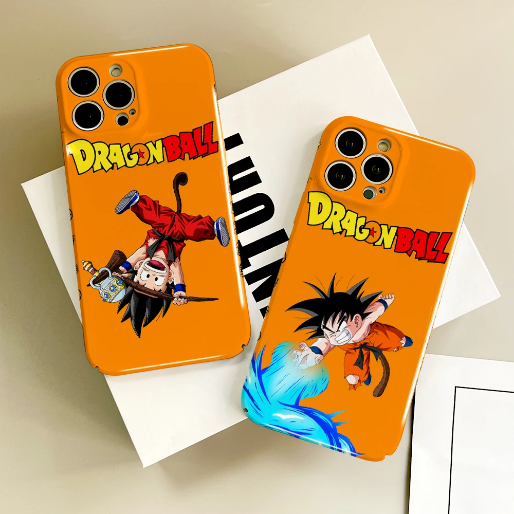 Cute Dragon Balls Son Goku For Samsung S26 S25 S24 S23 S22 S21 S20 FE Note 20 Ultra Plus Glossy HD Hard Cover Film Phone Case