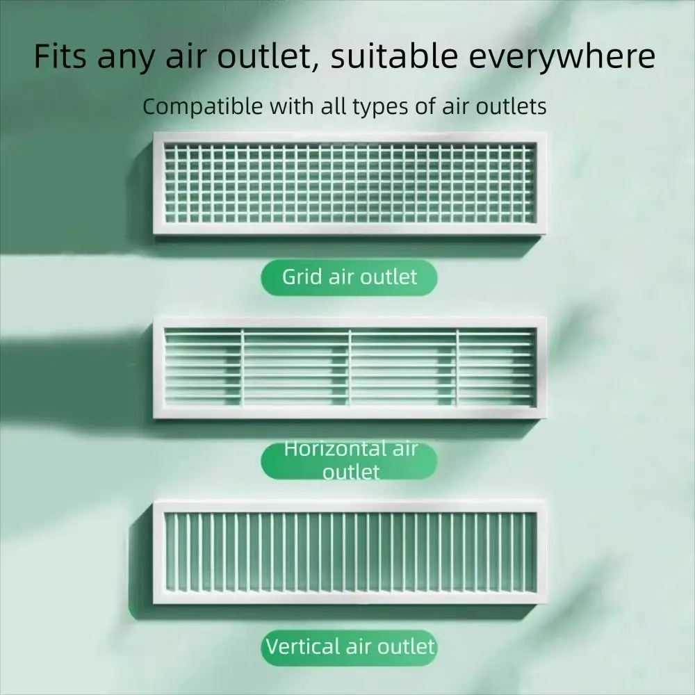 Wall Mounted Air Conditioning Ventilator Anti Direct Blowing Energy Saving Conditioning Guide Fan Windproof Windmill Shaped