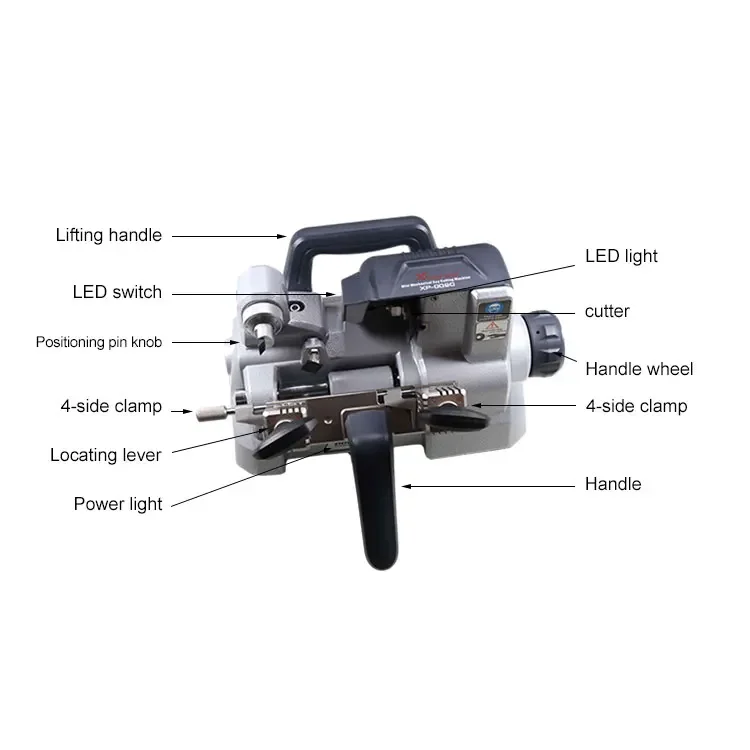 Xhorse Condor XC 009 Automatic Key Cutting Machine Original Single-Sided and Double-Sided Key Duplicating Locksmith Supplies