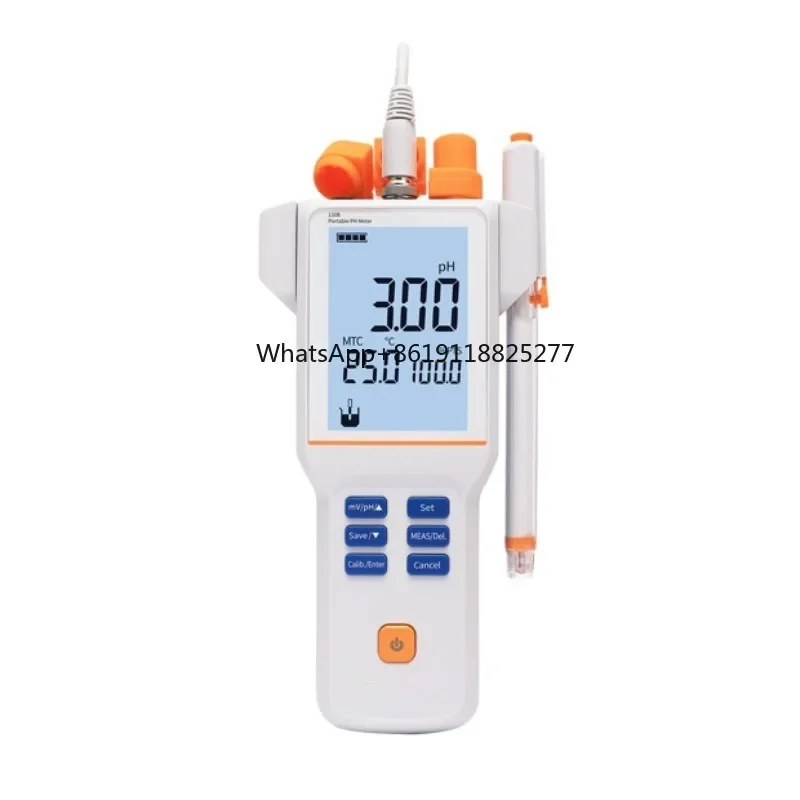 Veidt Weighing PH110B Water Quality Meter Tester Dissolved Oxygen Tester Meter Conductivity Salinity Temperature PH Meter Tester