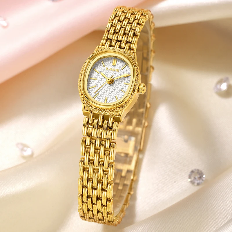 

LIGE 2026 Top Brand Luxury Womens Watch Fashion Elegant Quartz Wristwatches 30M Waterproof Steel Watches Ladies Gift Reloj Mujer