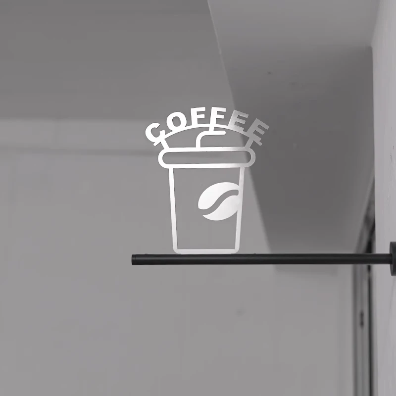 Segnaletica creativa per bagno unisex Indicatore 3D Segnaletica per porta in metallo da appendere lateralmente per WC pubblico