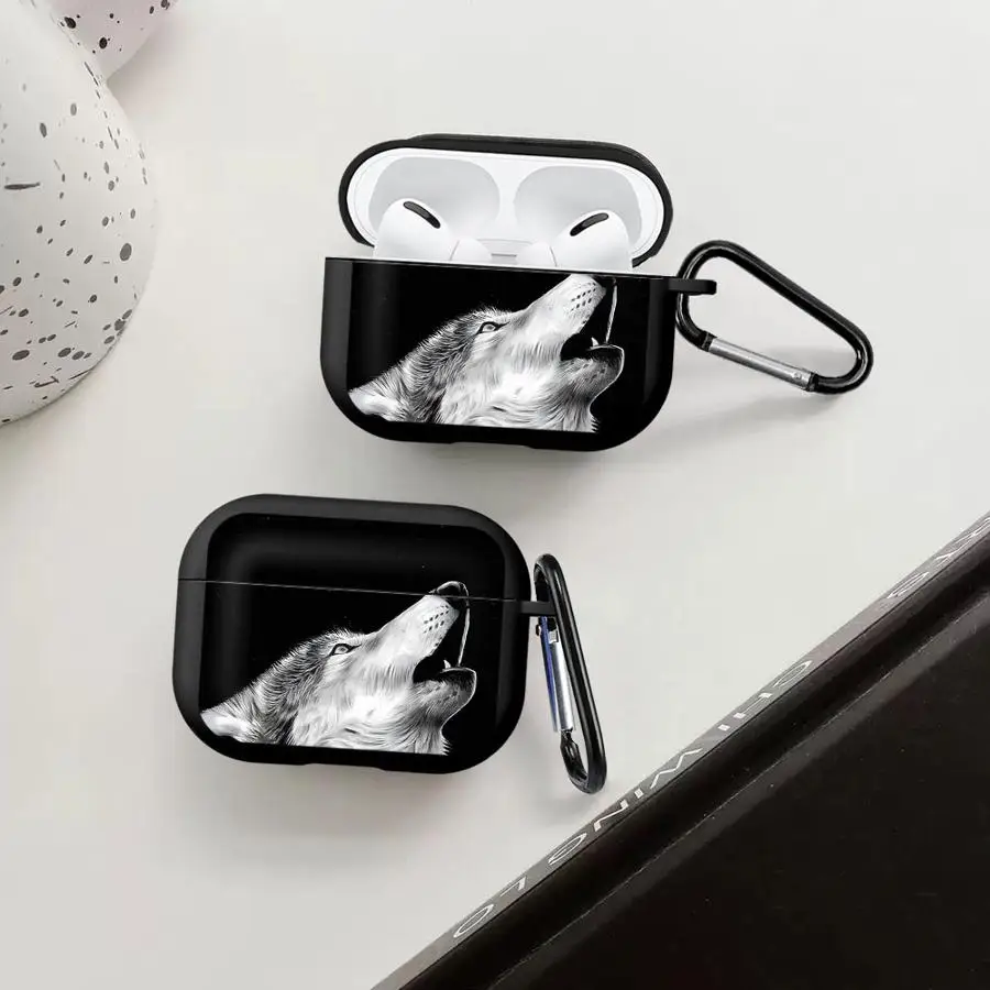 

Wolf Leader Roars Earphone Cases Cover Case For Airpods 3 Pro2 4 1 Pro3 2 Pro