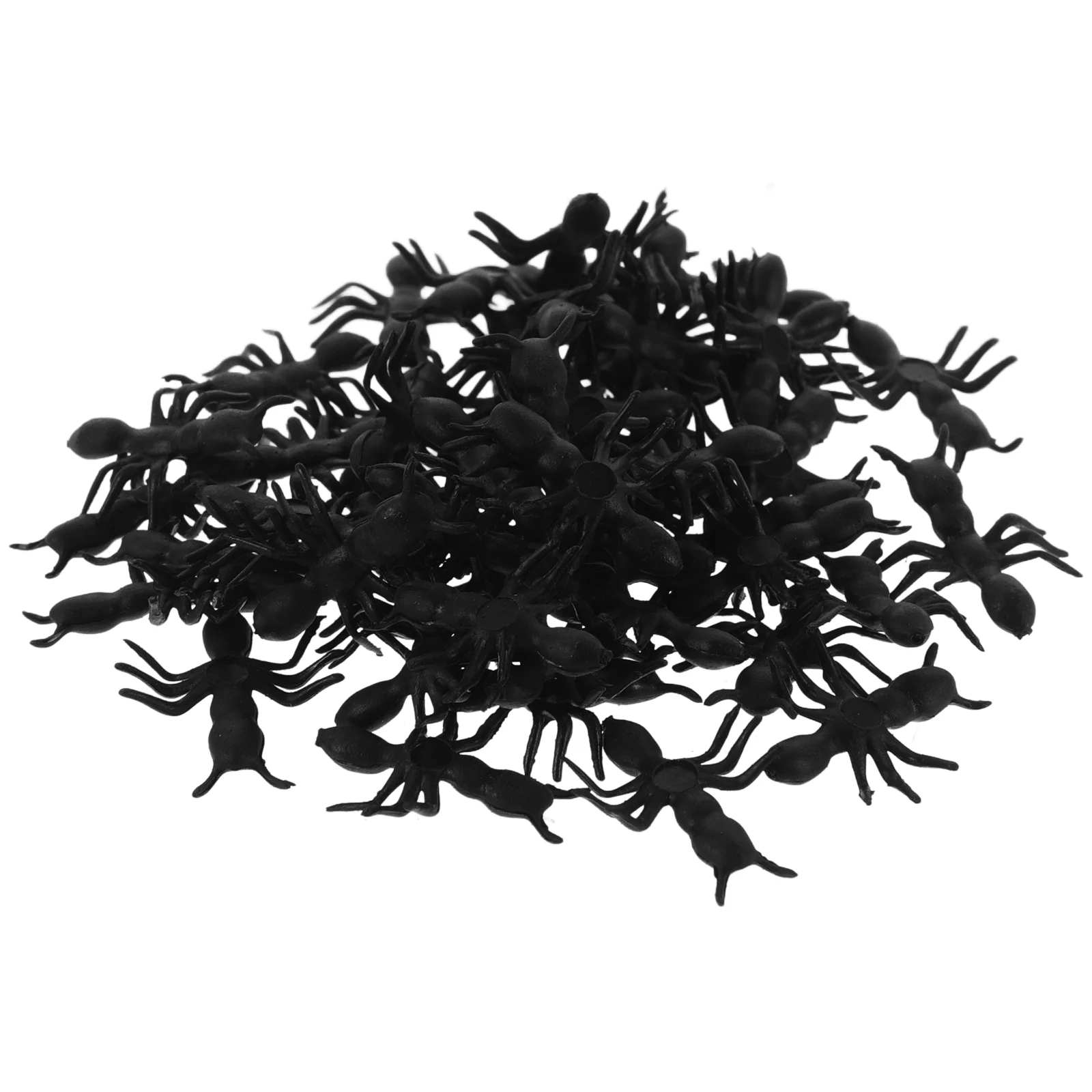 50 Pcs Creepy Decor Simulation Insects Prank Toy Animal Halloween Props Ants Tricky Fake