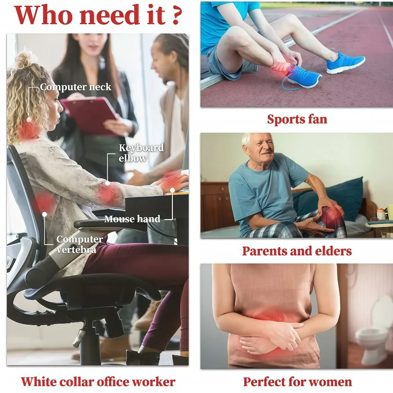 

Обновление 2025 года, 650 нм, 808 нм, устройство для лазерной терапии с двойной длиной волны для лечения хронических артритов и мышечных болей