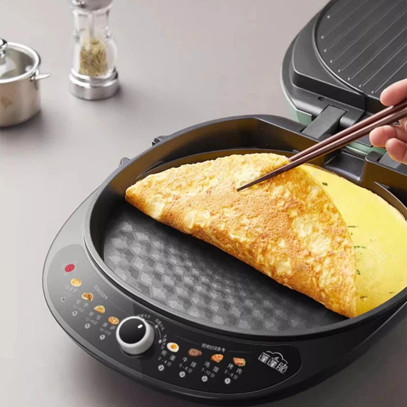 Home Electric Griddle New Model - Double-Side Heating Large Deepened Non-stick Pancake & Breakfast Maker