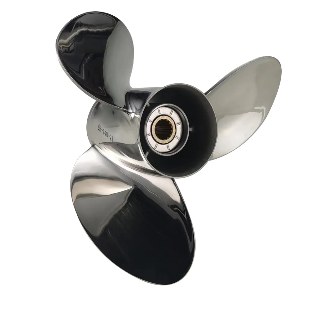

Excellent 50~130 Horsepower Mirror Polish Ship Boat Marine Stainless Propeller for Outboard Engine