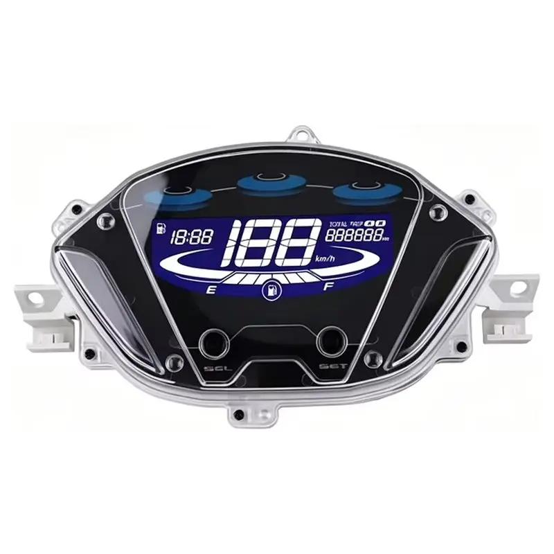 Digital Motorcycle Speedometer Odometer Moto LED Display Tachometer Dashboard Instrument Panel For Honda Biz 125-L94A