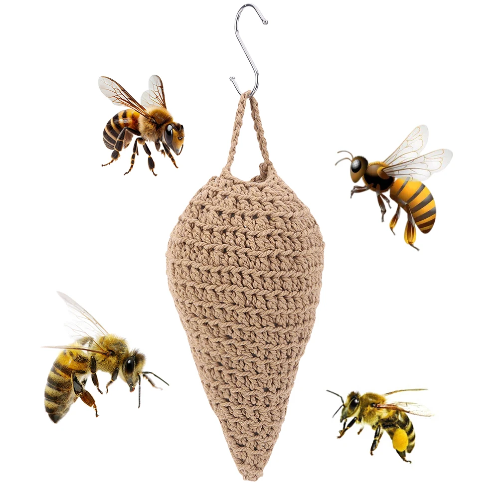 

Имитация гнезда ос/шершней для отпугивания, с крючком для подвешивания, для сада и улицы