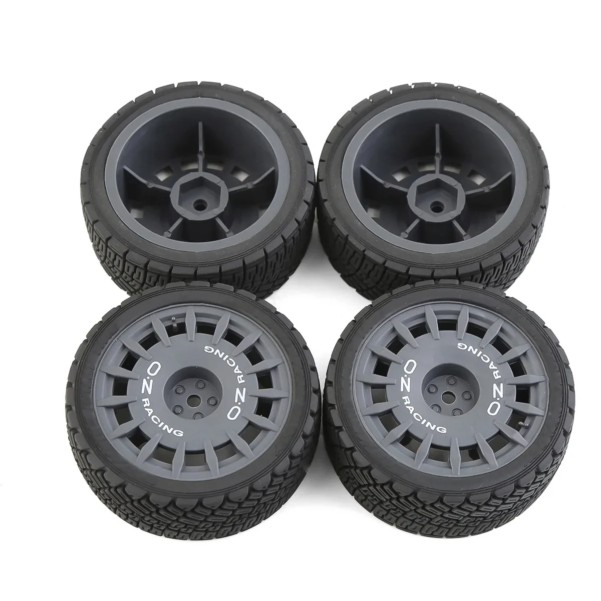 4PCS 1/10 RC Racing Car Tires On Road Tire Wheel dla Tamiya TT01 TT02 XV01 HPI 1/10 RC Car Upgrades Parts