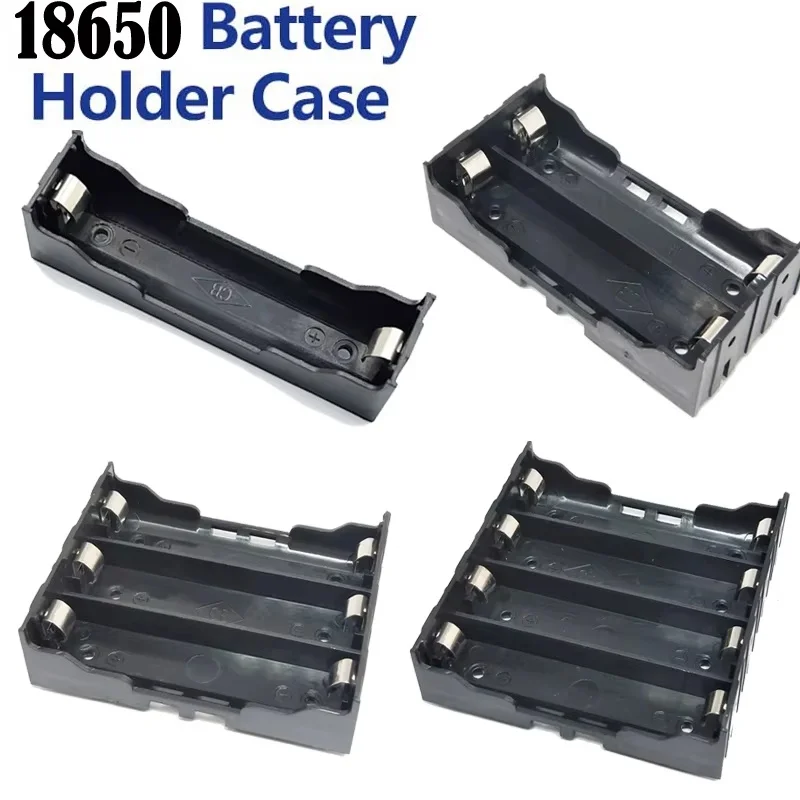18650 Power Bank Case 1X 2X 3X 4X 18650 Battery Holder Storage Box Case 1 2 3 4 Slots Battery Container For DIY Power Bank Cases