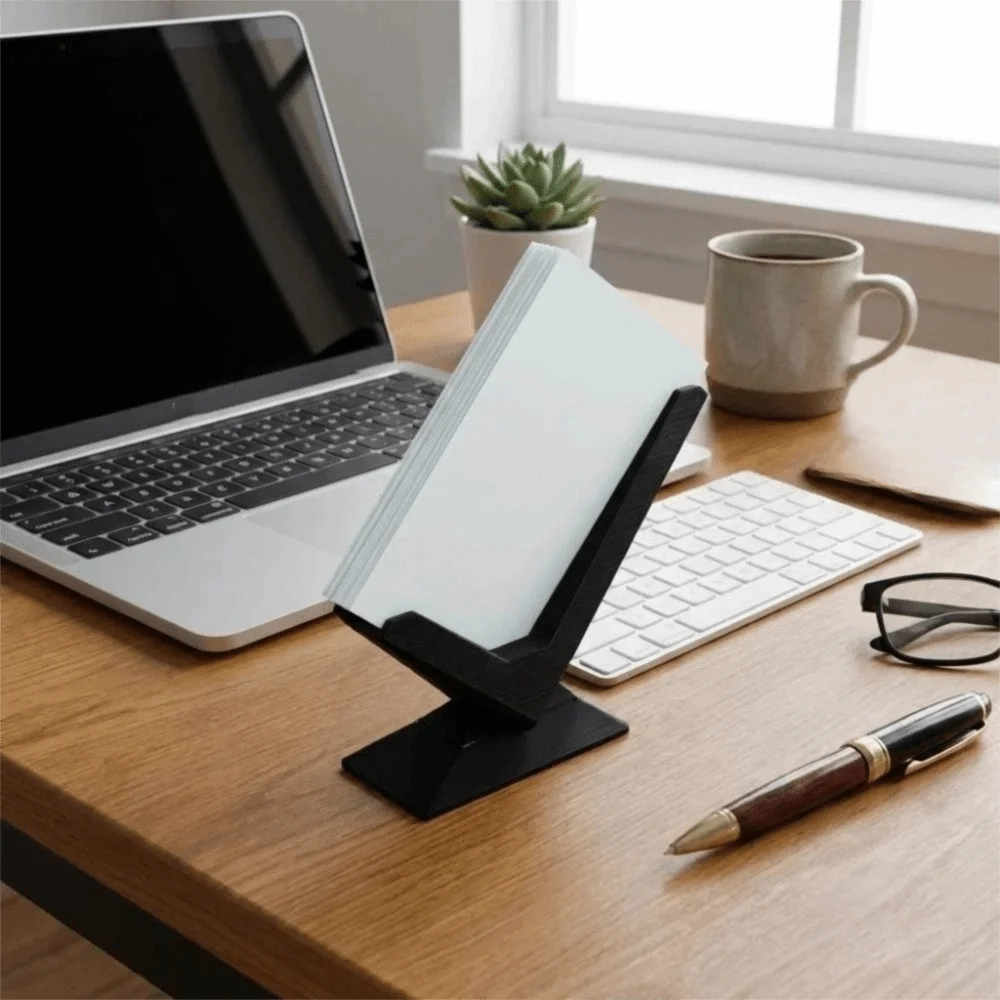 3D Printing Business Card Holder Plastic Card Case Card Storage Box Space-saving Card Stand Card Display Holder