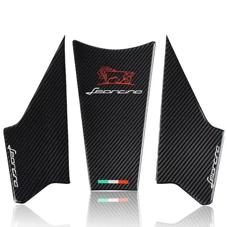 FOR Benelli Leoncino 250 Leoncino250 BJ250 Motorcycle Tank Pad Protector 3D Gel Sticker Decal Carbon Fiber