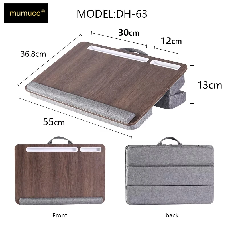 MUMUCC Student Dormitory Writing Desk Laptop Computer Desk Office Furniture Bed Table Folding Table Soft Bottom Cushion Table
