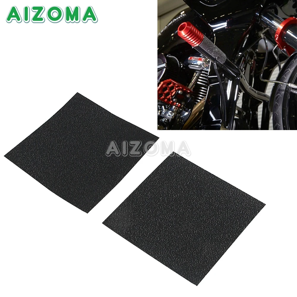 1Pair Motorcycle Highway Peg Front Rear Crash Bar Slider Grip Tape Kit PVC Non-slip For Harley Softail M8 Fat Bob FXFB 114 FXFBS