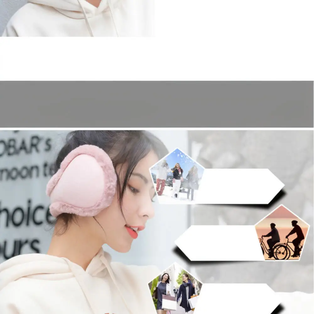 Outdoor Foldable Ear Warmers For Hi Mr Xu Winter Plush Earmuffs Unisex Soft Thickened Ear Covers Windproof Gear