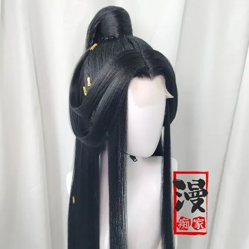 Styled Tai Zi Yue Shen Customized Tian Guan Ci Fu Heaven Official’s Blessing Huacheng Cosplay Xie Lian TGCF Wigx;4'b,5;y,8