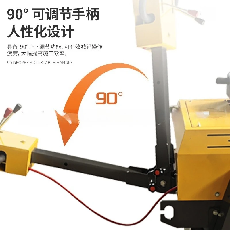 Small road roller Hand-held hydraulic vibration Construction site Construction road Repair Compaction soil Asphalt compactor