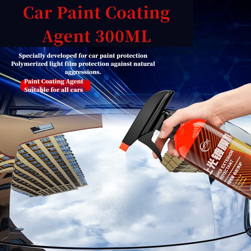 Ceramic Paint Liquid 300ML Glass Quick Paint Polishing Waterproof Spray Hydrophobic Coating Agent Play Large Capacity