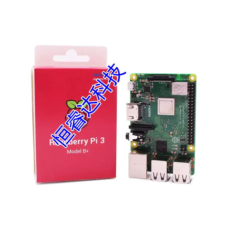 Waveshare Raspberry Pi 3 Model B+ Mini PC the Third Generation Kit 1.4GHz 64-bit quad-core ARM Cortex-A53 1G