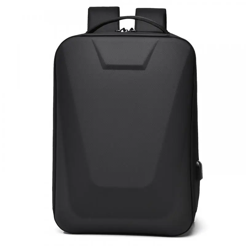 Fashion Men's Backpack Light Business Hard Shell Backpack 15.6 Inch Stereo Multifunctional Commuting Usb Computer Schoolbag