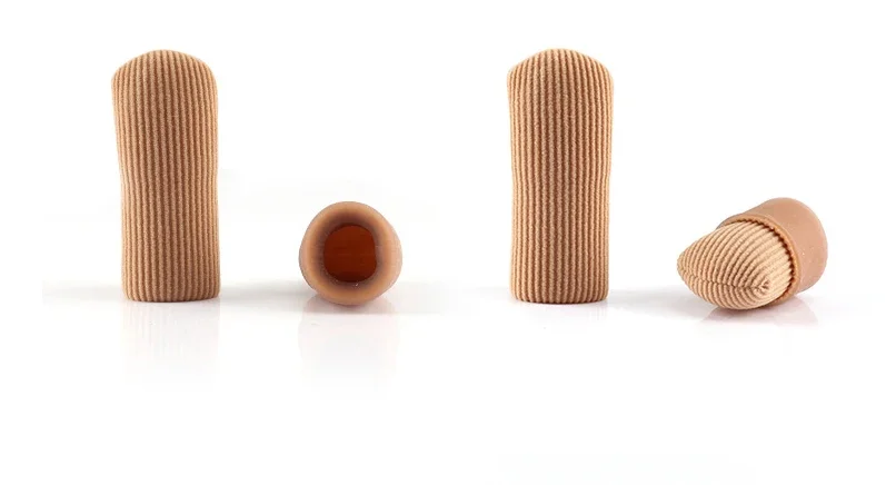 1 Stück Zehenschutz aus Silikon, gespannter, schneidbarer Schlauch, feuchtigkeitsspendender Schutz für Zehenballen, Mais, Hornhaut, Füße, Schmerzlinderung, Größe M, L