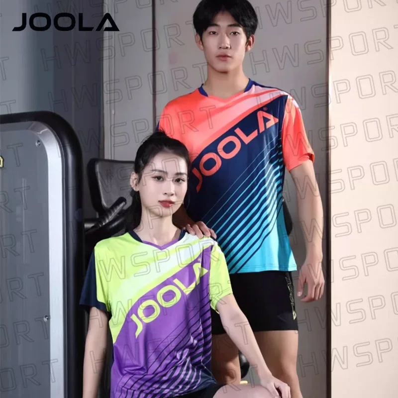 Joola Tischtennis Kleidung Männer Frauen Sport bekleidung Anzug schnell trocknen Tischtennis T-Shirt Kurzarm Workout Trikot