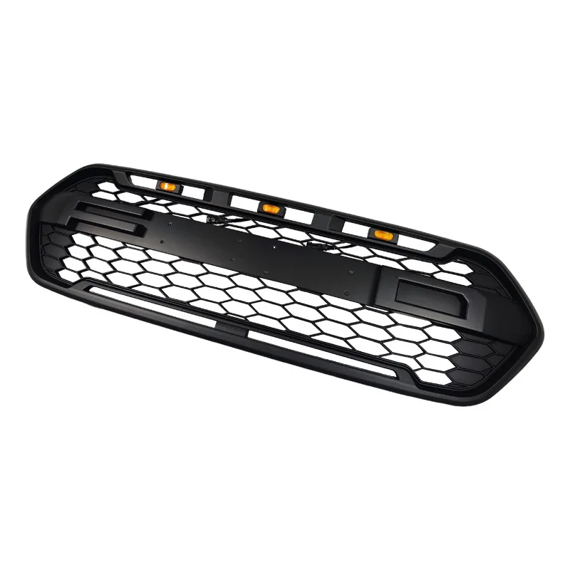 For Ford European Version Transit CUSTOM 2018-2021 Front Bumper Grille Replace Pickup Truck Middle Racing Grill Facelift
