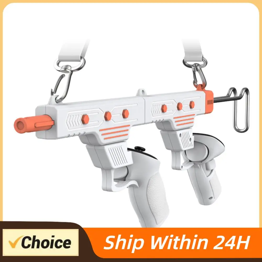 

VR Controller Stock Rifle Adapter VR Shooting Game Accessories Shooting Controller Handle Controller Grips for Meta Quest 3/3S