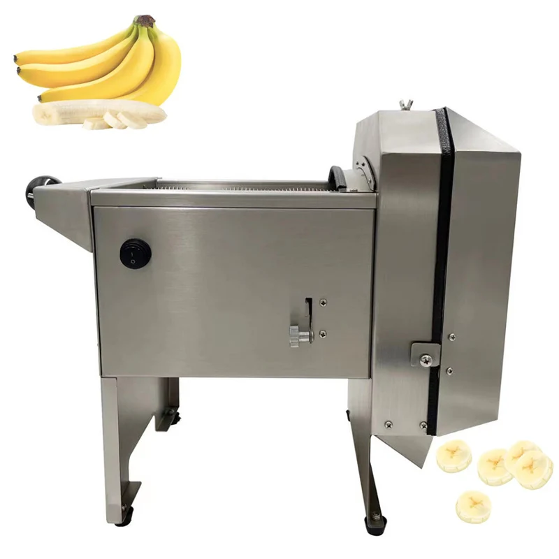 Máquina de corte de fatiador de frutas, limão, banana, frutas, vegetais, cenoura