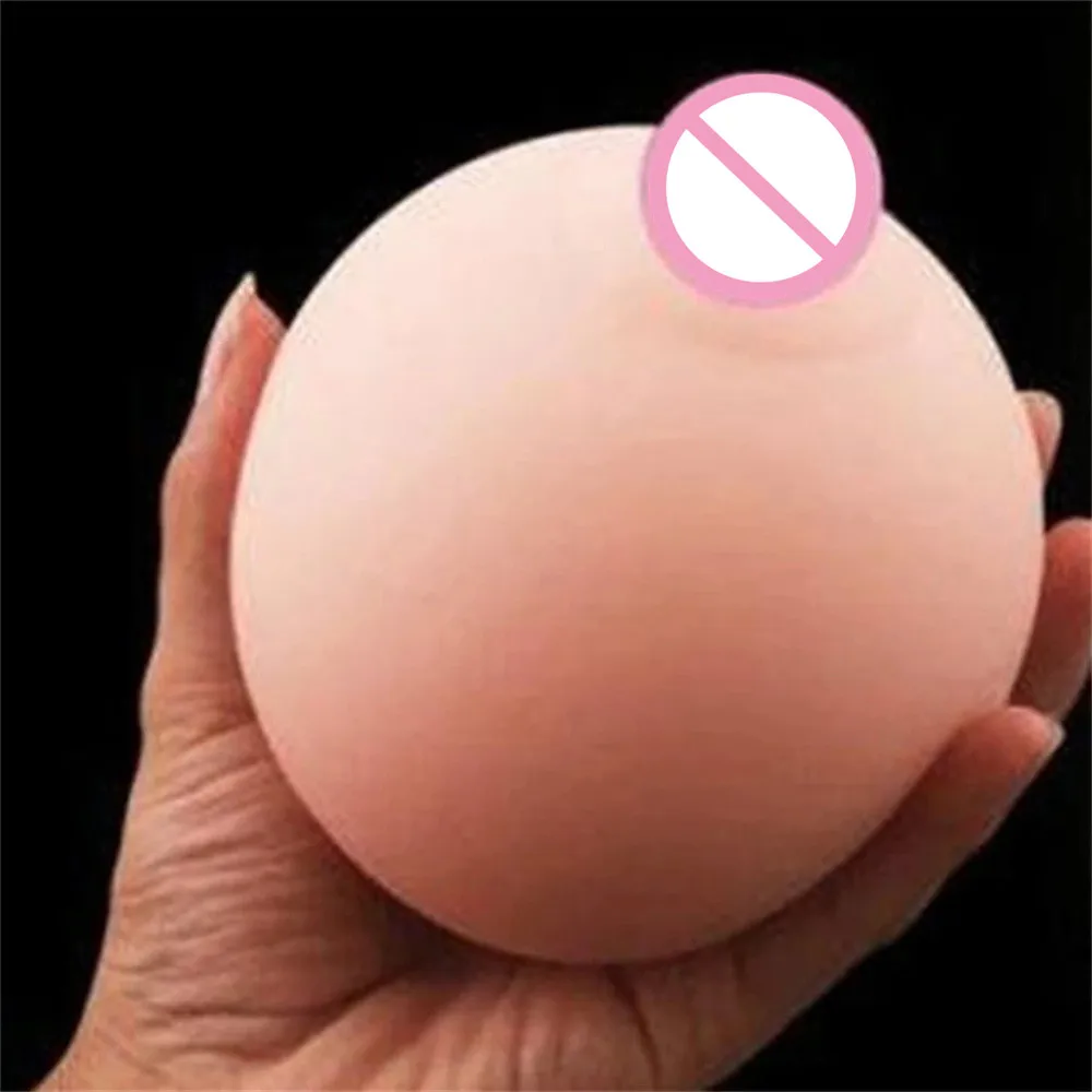 Weiche künstliche Brüste Ball 3D realistische gefälschte Brüste Spielzeug für Erwachsene Männer 18 Nippel Touch männliche Masturbation tragbare Taschenmuschi