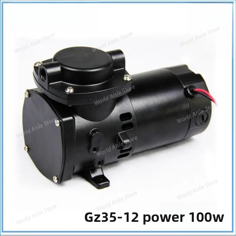 Electric Miniature Silent Oil-free Diaphragm DC AC 12V/24V/220V Power 100W Copper Wire