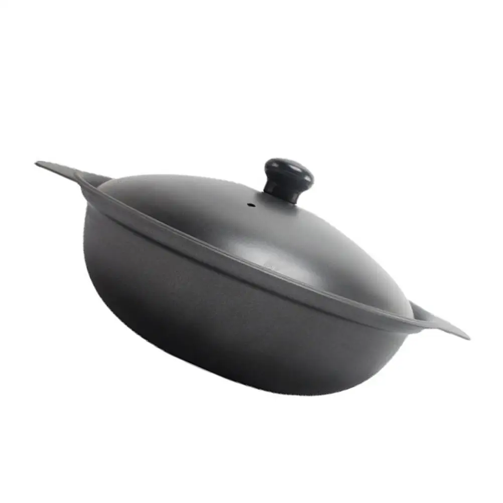 

Cast 18cm Braised Chicken Rice Casserole With Lid Stew Cook Bake Healthy Even Heat Retention Kitchen Barware